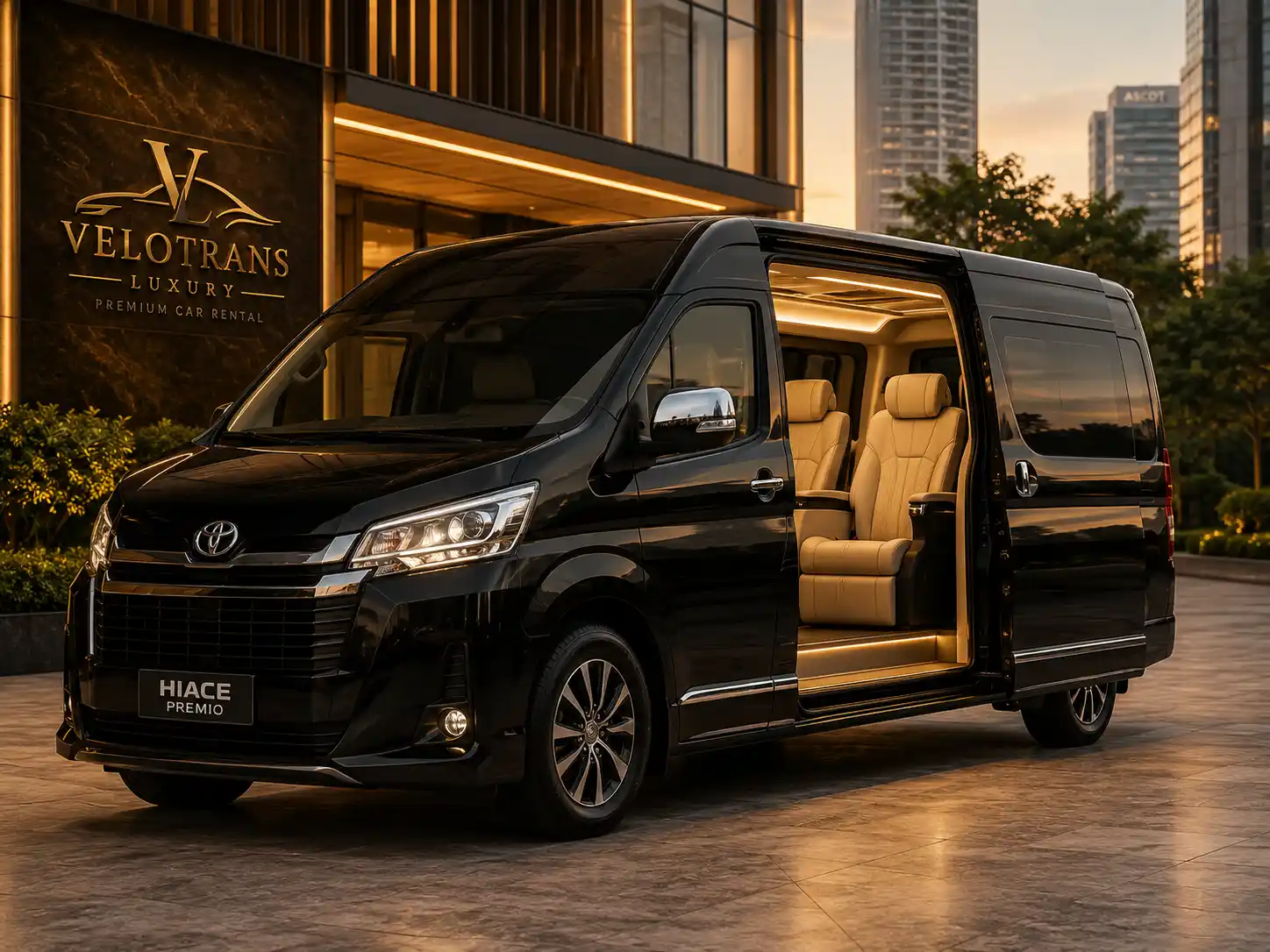 Sewa Hiace Premio Luxury Jabodetabek - unit sesuai foto