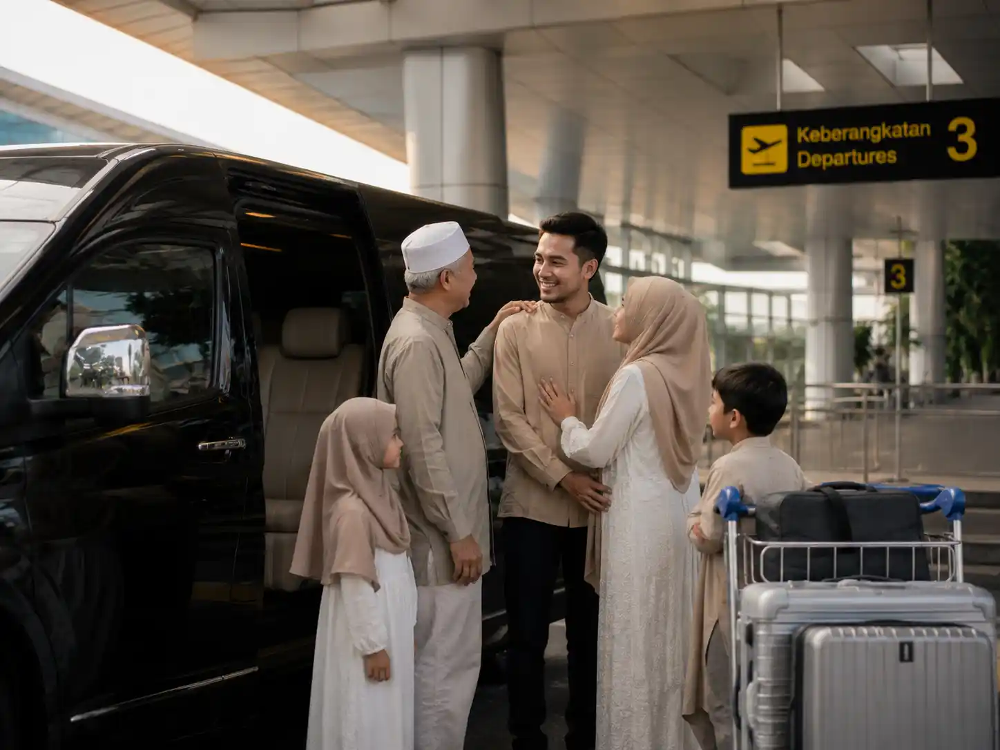 Sewa Hiace Premio untuk umroh dan antar bandara